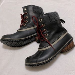 Sorel Slimpack ll Lace Up Boot 9.5 black